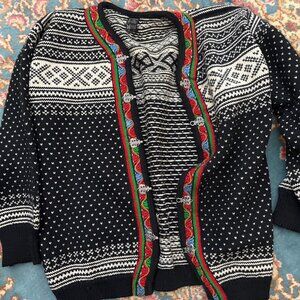 DALE Of NORWAY Setesdal Lusekofte Sweater Jacket - 100%. Norwegian Wool Classic